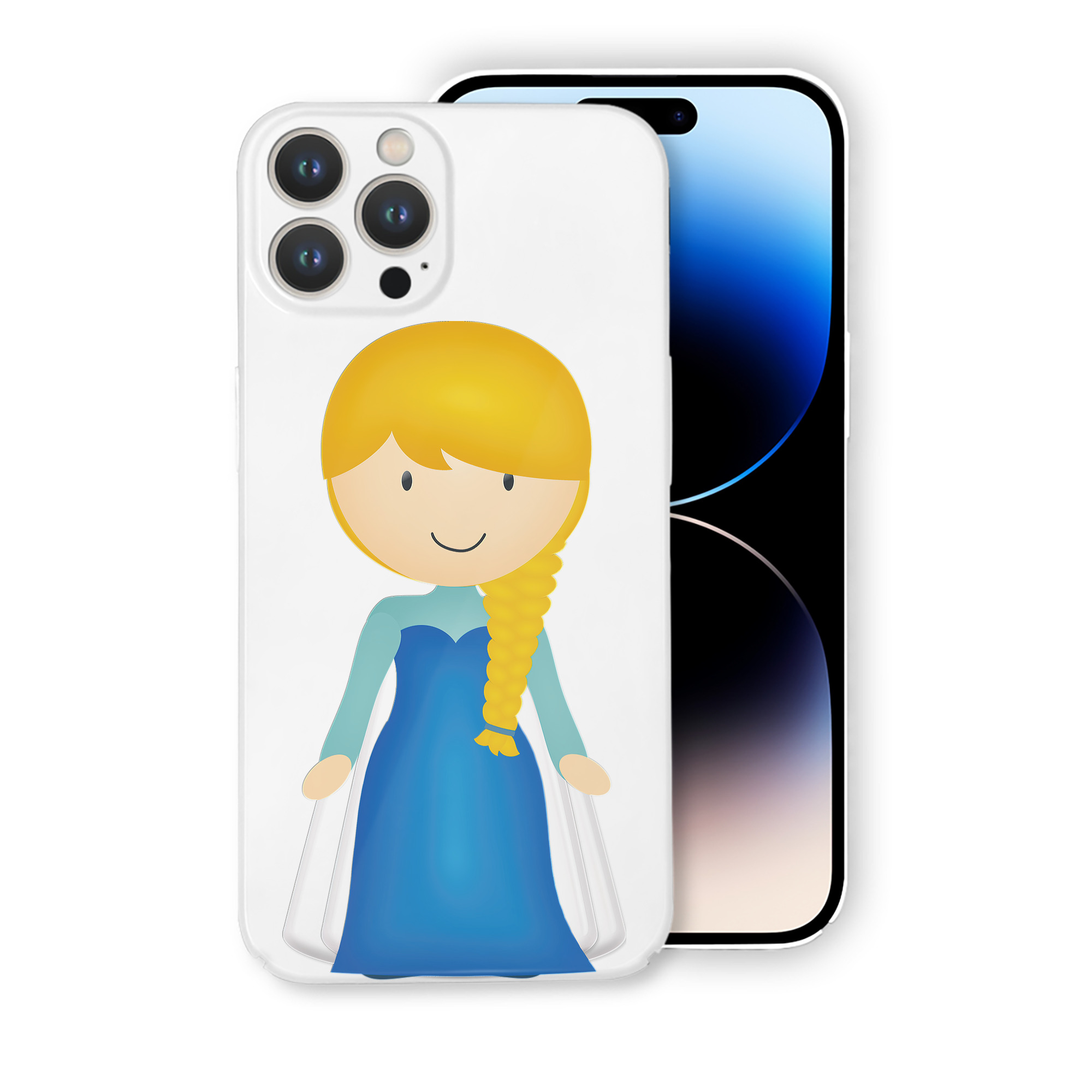 （画像用） アナと雪の女王 アンナ エルサ Frozen Anna Elsa 【iPhone 14シリーズ対応】ハードケース